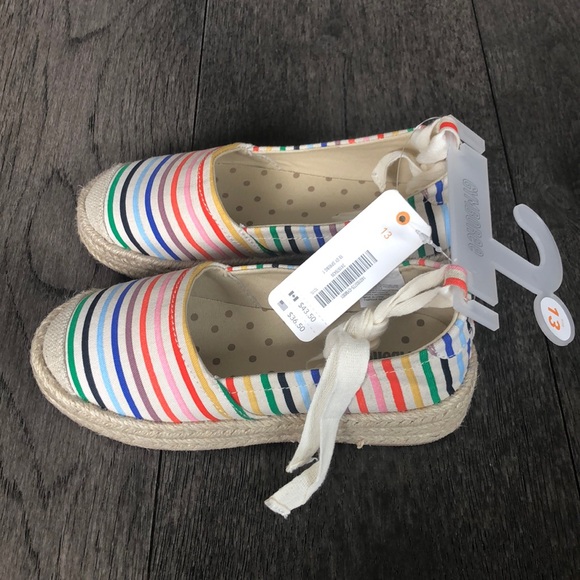 Gymboree rainbow girl’s espadrilles - Picture 3 of 8